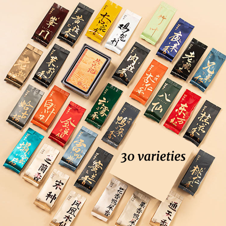 Phoenix Dancong Oolong Tea Collection – 30 Fragrant Varieties from Chaozhou Fenghuang Mountain