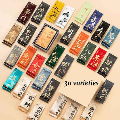 Phoenix Dancong Oolong Tea Collection – 30 Fragrant Varieties from Chaozhou Fenghuang Mountain
